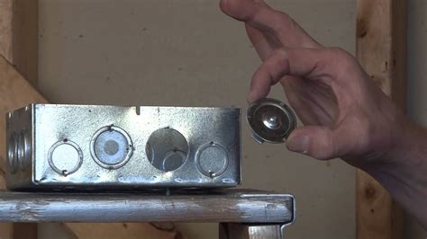 how to use knockout tool for junction box|electrical junction boxes with knockouts.